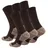 STARK SOUL Wandersocken 6 Paar Braun 39-42