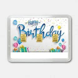 Goldbarren 3g Zum Geburtstag (Flip)