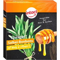 Intact Florimel Salbeibonbons mit Vitamin C und Honig