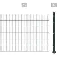 Arvotec Einstabmattenzaun 2 m x 120 cm grau/Kunststoff