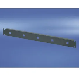 Schroff 19-Frontplatte für Kabelösen - 19FPL.1HE F.KAB.OES.RAL7021