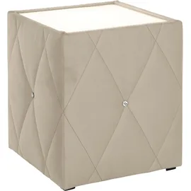 Home Affaire Nachtschrank Alfie 50 x 50 x 53 cm Beige