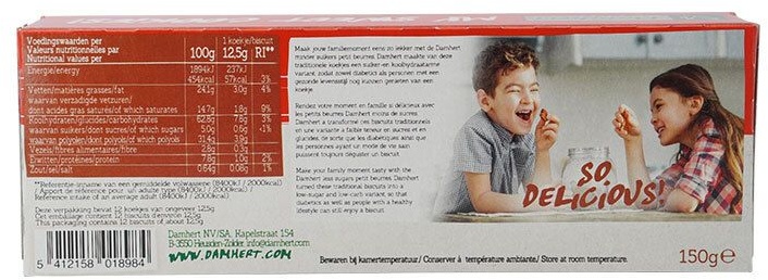 Damhert Tagatesse® Milchschokoladen Plätzchen