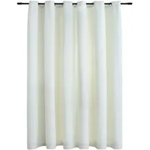 vidaXL Verdunkelungsvorhang Ösen 290 x 245 cm samt creme