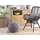 Beliani Pouf KAYSERI Baumwolle 40 x 40 x 40 cm Grau