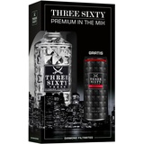 Three Sixty 0,70l + RTD Dose Vodka Energy 0,33l Geschenkpackung