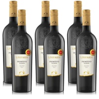 Leonardi Primitivo Puglia, trocken, sortenreines Weinpaket (6x0,75l)