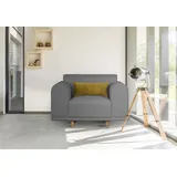 andas Loveseat »Maroon Sessel«, in skandinavischem Design, mit losem Kissen grau