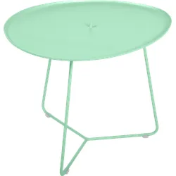 Fermob COCOTTE niedriger Tisch mit abnehmbarer Platte aus Aluminium 55x44,5 cm