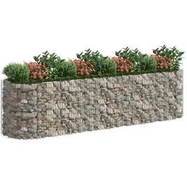 vidaXL Gabonen-Hochbeet 400 x 100 x 100 cm