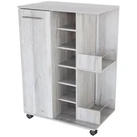 Better Home Weinregal 37 x 60 x 82 cm Grau