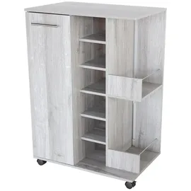 Better Home Weinregal 37 x 60 x 82 cm Grau