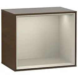 Villeroy und Boch Finion Regalmodul FD10HHGN 41,8x35,6x27cm, Regal Sand Matt, Walnut veneer
