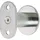 KWS Handlaufträger flach, Wandabstand 50 - 65 mm, silber eloxiert