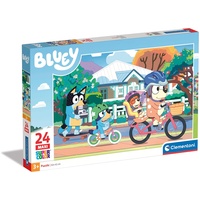 CLEMENTONI Supercolor Bluey Maxi Teile Kinder 3 Jahre, Puzzle mit Cartoons, hergestellt in Italien, Mehrfarbig