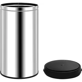 deluke Sensor Mülleimer 60 l Silber