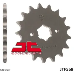 JT SPROCKETS Standard-Stahlkettenrad 569 - 520
