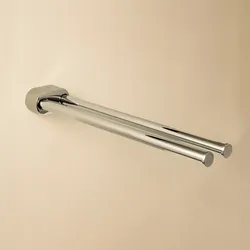 COSMIC Architect S+ Doppelte Handtuchstange schwenkbar, Accessoires, chrom