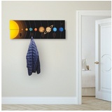 Artland Garderobenleiste »Vector Sonnensystem mit Planeten«, teilmontiert, bunt