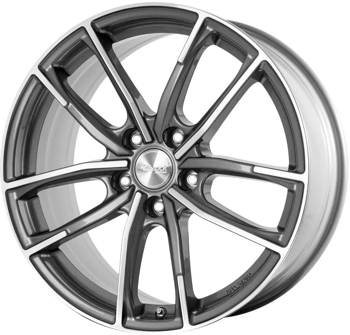 BROCK B38 himalaya grey vollpoliert 8.0Jx18 5x114.3 ET49