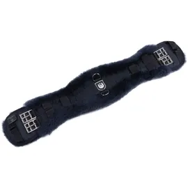 Werner Christ Lammfell Konturgurt Sattelgurt 60 cm Schwarz/Anthrazit