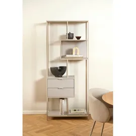 Actona Seaford Bücherregal 77 x 35 x 185 cm Grau