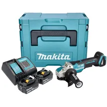 Makita DGA 520 SFJX1 inkl. 2 x 3,0 Ah + Ladegerät + Makpac
