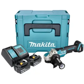 Makita DGA 520 SFJX1 inkl. 2 x 3,0 Ah + Ladegerät + Makpac