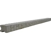 Beckers Betonzaun Zaunpfosten 12,5 x 305 cm Grau