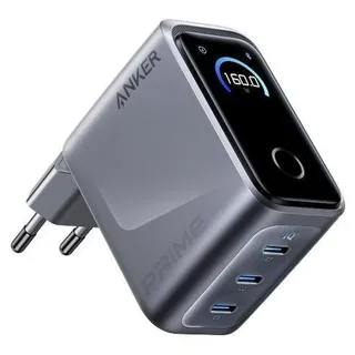Anker Prime 3-USB-C Schnellladegerät 160W Silber