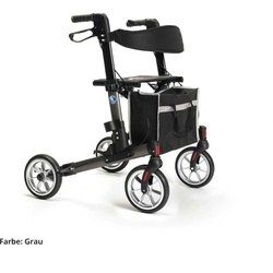 Quava Rollator grau, 1 Stück