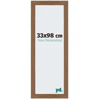 yd. Your Decoration - Puzzlerahmen 33x98 - Eiche Rustikal - Puzzlerahmen 500-1000 Teile - Holz Bilderrahmen - Mura