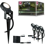Paulmann Plug & Shine LED Gartenstrahler Sting IP67 3000K 3x6W 24V dimmbar