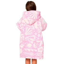 Rip Curl Mixed Snap Cotton Poncho - Pink - One Size