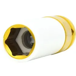1/2" Alu-Felgen Kraft-Stecknuss, lang, 19mm - gelb