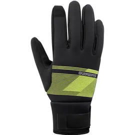 Shimano Windbreak Thermal Gloves Neon Yellow XL