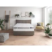 Traumnacht Komfort atmungsaktive Matratzenauflage 140 x 200 cm weiß