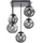 just light. Just Light Deckenleuchte Big Widow 39 cm x 39 cm Schwarz