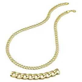 FIRETTI Goldkette Schmuck Geschenk Gold 333 Panzerkette Gelbgold