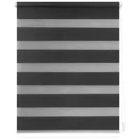 Lichtblick Duo Rollo / Doppelrollo Klemmfix 100 x 150 cm anthrazit