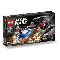 LEGO Star Wars A-Wing vs. TIE Silencer Microfighters 75196