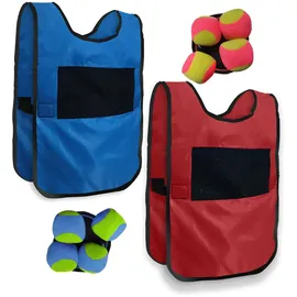 Mad Monkey Body Tag, Blau, Rot