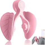 Oberschenkeltrainer Beckenbodentrainer für Frau Beintrainer Bein Trainingsgerät Beckenboden Trainer Fitnessgeräte für Zuhause, Pink(ohne Riemen)