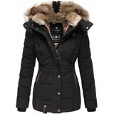 Marikoo Damen Stylischer Winterjacke Steppjacke Mit Großer Kapuze Nekoo