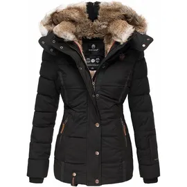 Marikoo Damen Stylischer Winterjacke Steppjacke Mit Großer Kapuze Nekoo