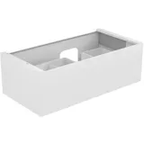 Keuco Edition 11 Waschtischunterbau mit LED-Beleuchtung, Furnier Eiche Hell