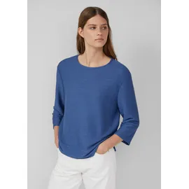 s.Oliver Leichtes Sweatshirt Struktur Blau 42
