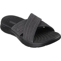 SKECHERS Damen GO Walk Flex Impressed Schiebe-Sandalen, Black, 40 EU