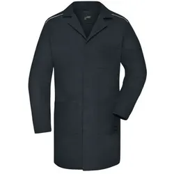 Arbeitsmantel Materialmix JN888, carbon, Größe XL - carbon - XL
