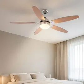 ETC Shop Smart Deckenventilator 132 cm Silber